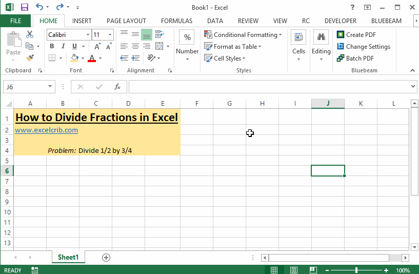 How to Divide Fractions